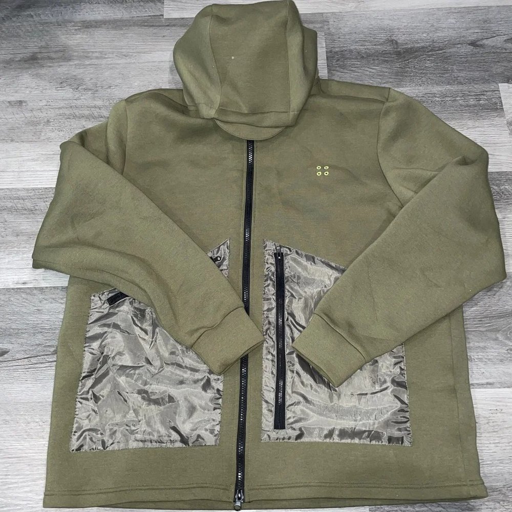 🟢 GRAND AC Men's Green Hoodie / Jacket — Size XL